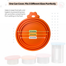 Durable Silicone Reusable Pet Food Can Lids