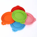 Durable Silicone Reusable Pet Food Can Lids