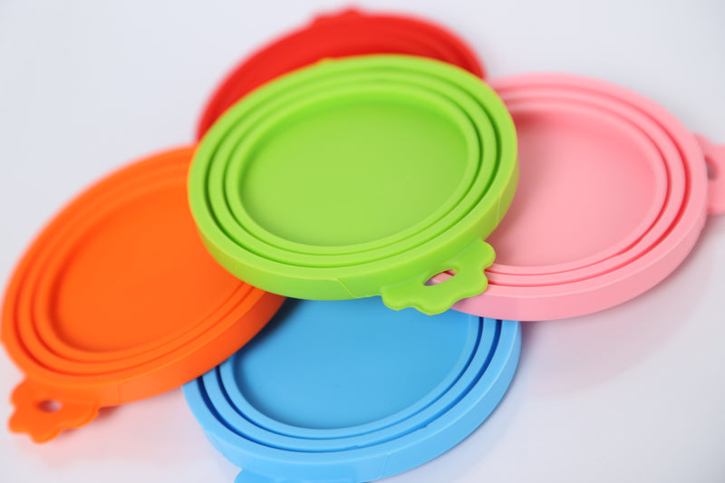 Durable Silicone Reusable Pet Food Can Lids